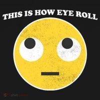 That's How I Roll Eyes Emoji Face Sustainable Bucket Hat thumb 2