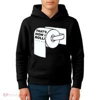 That's How I Roll Toilet Kids Hoodie thumb 4
