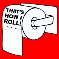 That's How I Roll Toilet Santa Hat thumb 1