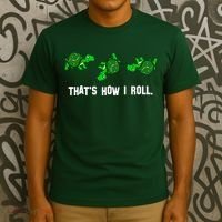 That's How I Roll Turtle T-Shirt thumb 3