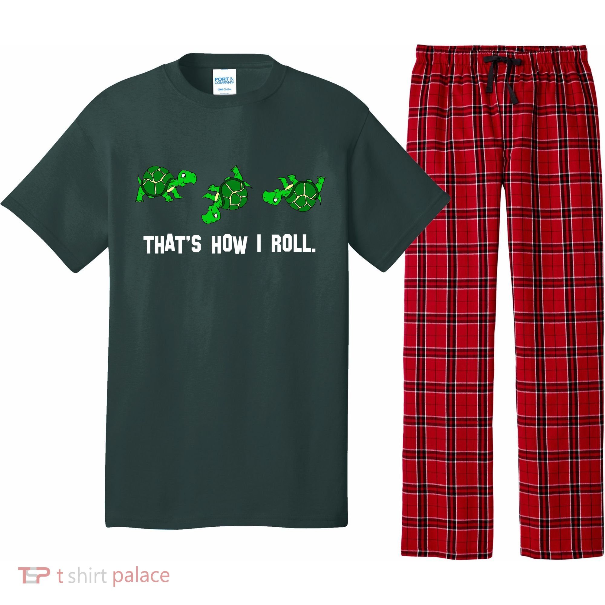 That's How I Roll Turtle Pajama Set