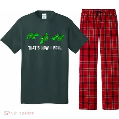 That's How I Roll Turtle Pajama Set