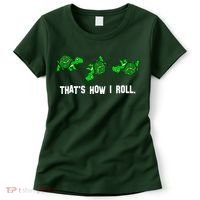 That's How I Roll Turtle Women's T-Shirt thumb 0