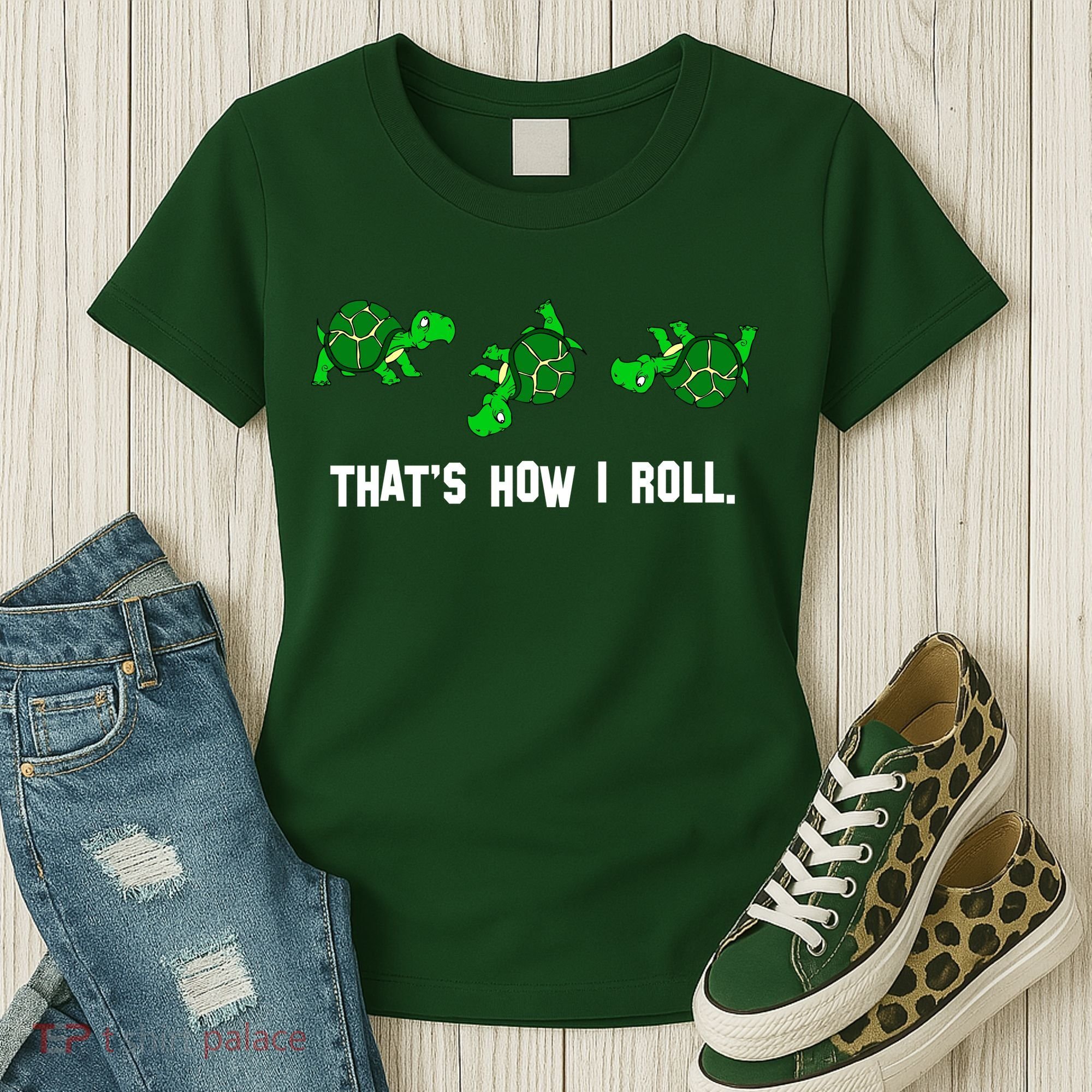 That's How I Roll Turtle Women's T-Shirt