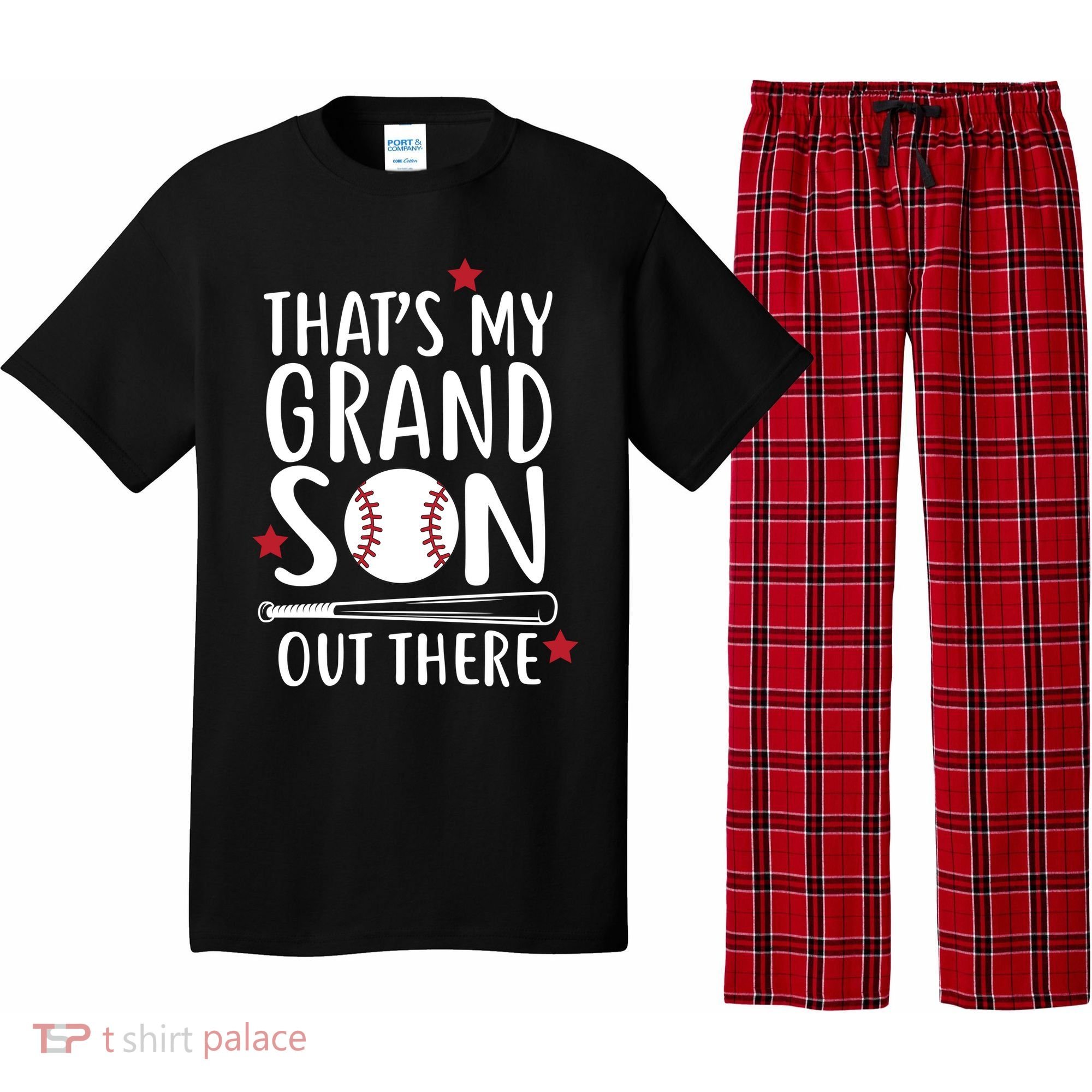 That's My Grandson Out There Pajama Set