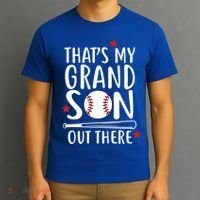 That's My Grandson Out There T-Shirt thumb 3