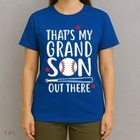 That's My Grandson Out There T-Shirt thumb 4