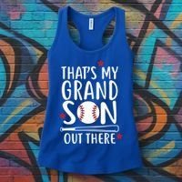 That's My Grandson Out There Women's Tank Top thumb 3