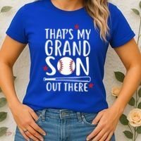 That's My Grandson Out There Women's T-Shirt thumb 2