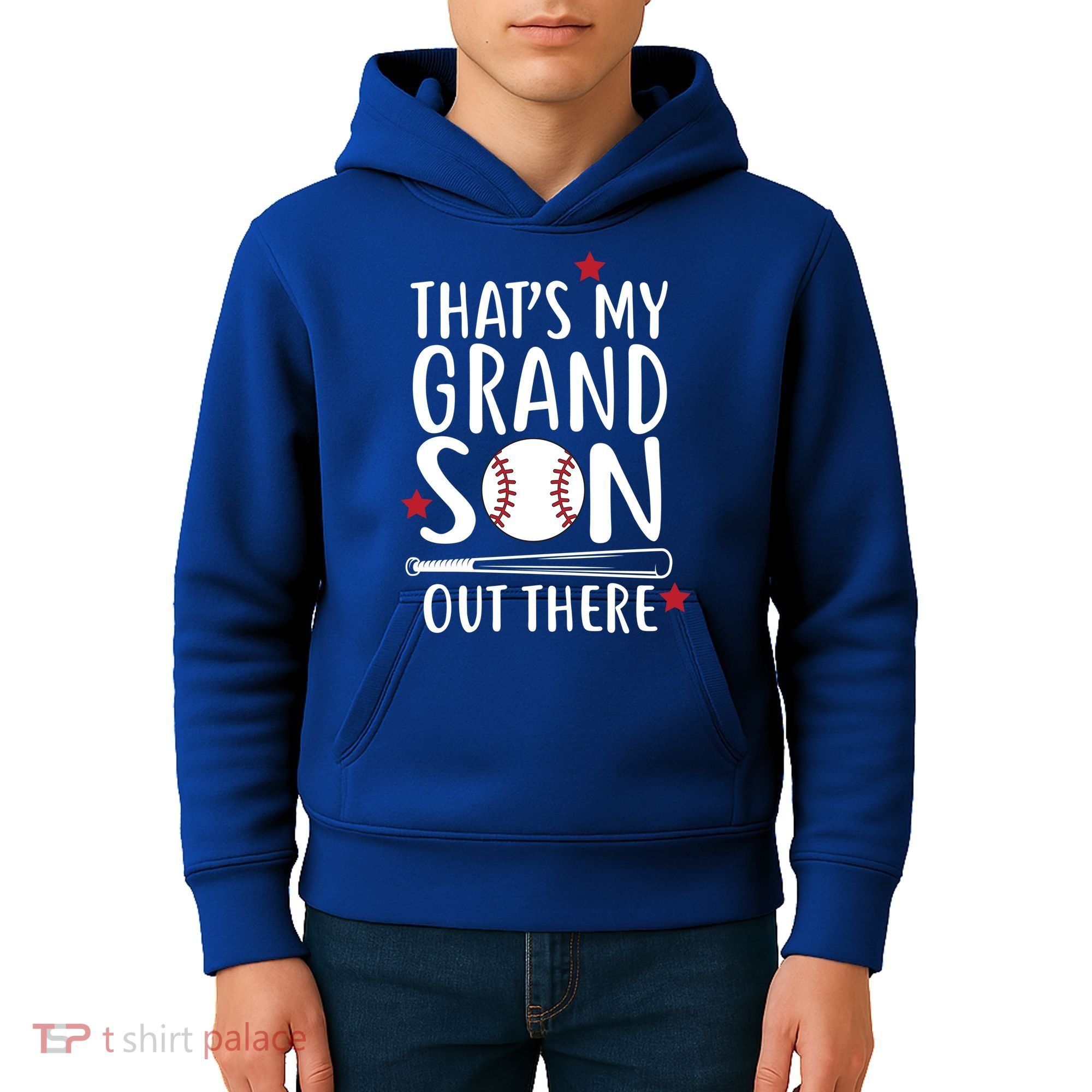 That's My Grandson Out There Kids Hoodie