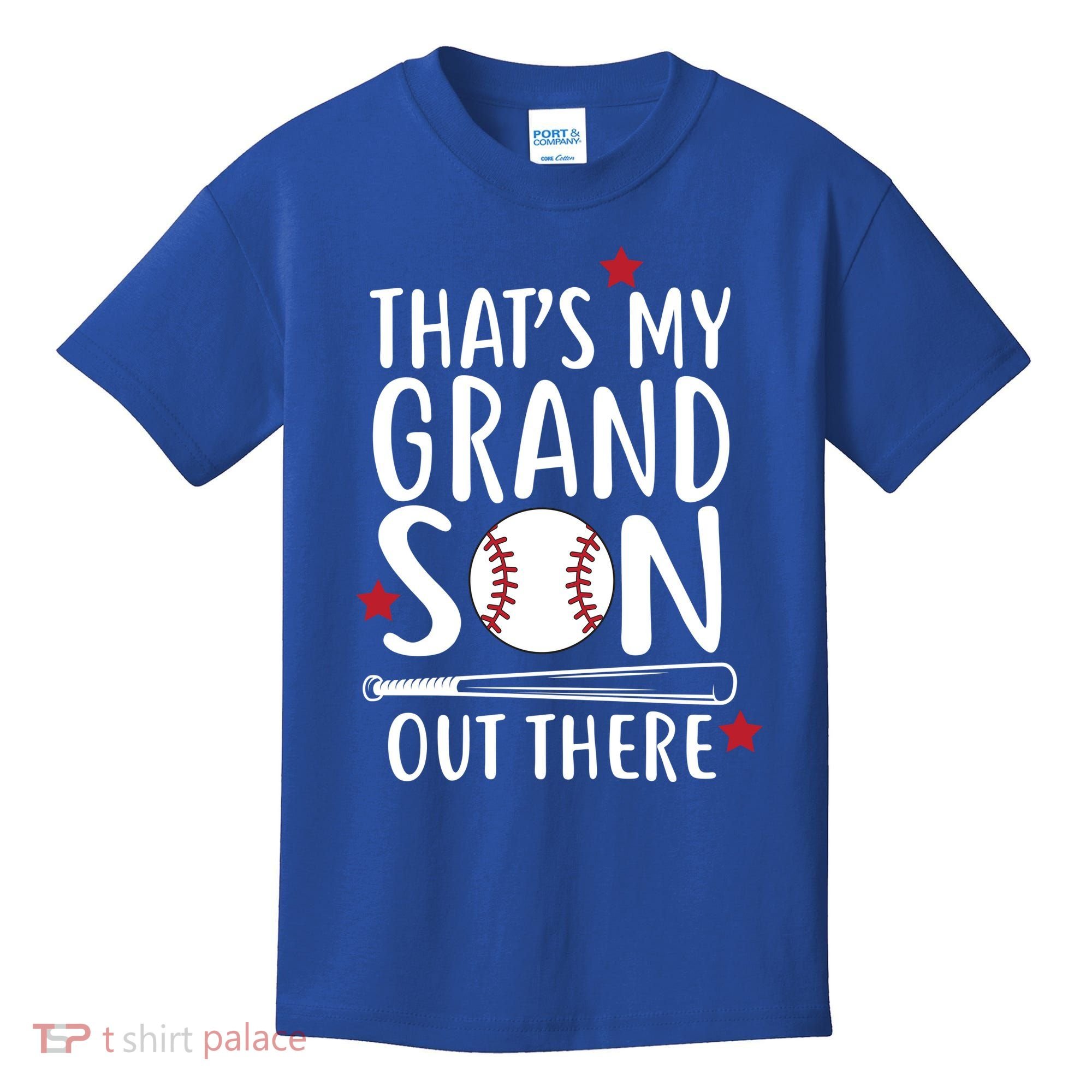 That's My Grandson Out There Kids T-Shirt