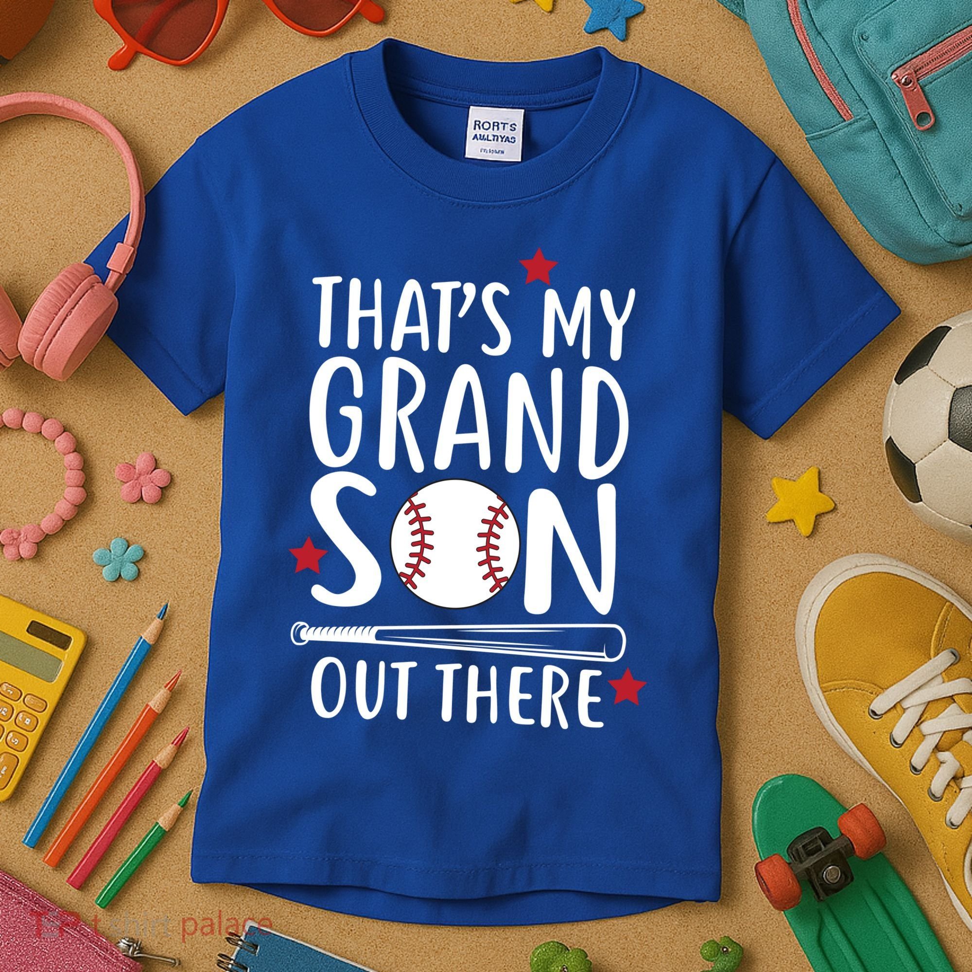 That's My Grandson Out There Kids T-Shirt