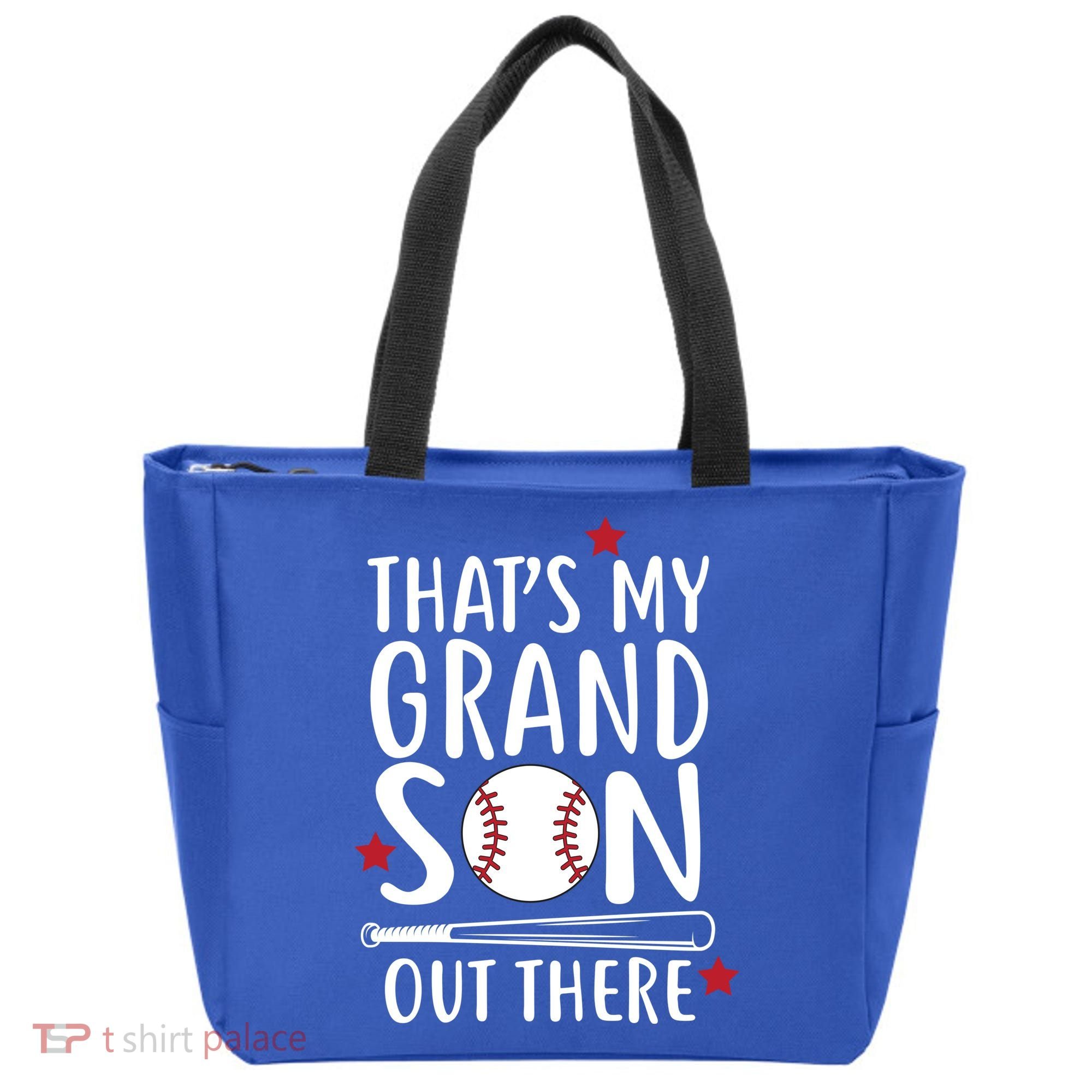 That's My Grandson Out There Tote Bag