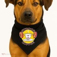 That's Some Strong Coffee Donuts USA-Made Doggie Bandana thumb 1
