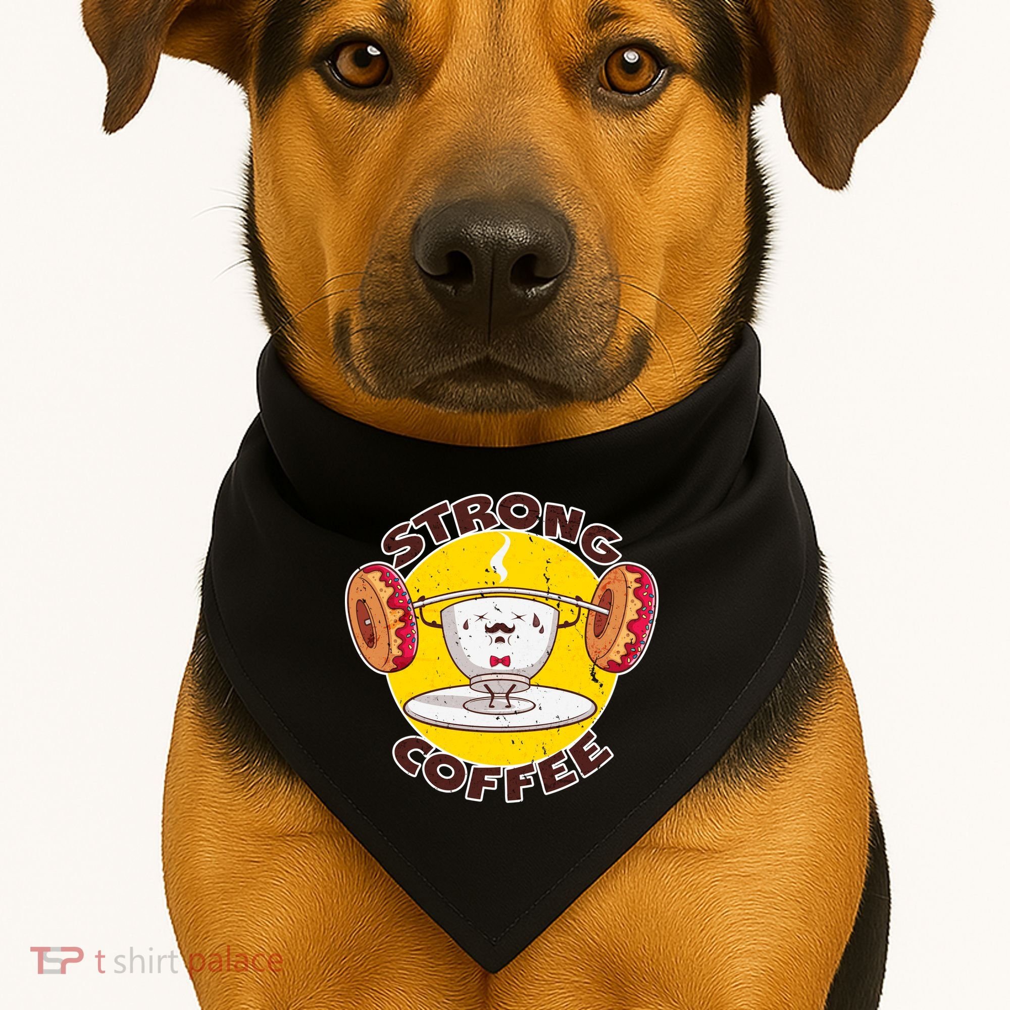 That's Some Strong Coffee Donuts USA-Made Doggie Bandana