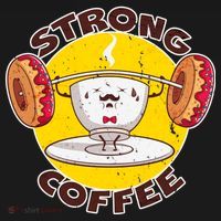 That's Some Strong Coffee Donuts Long Sleeve Shirt thumb 2