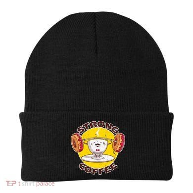 That's Some Strong Coffee Donuts Beanie