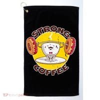 That's Some Strong Coffee Donuts Golf Towel thumb 0