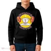 That's Some Strong Coffee Donuts Kids Hoodie thumb 4