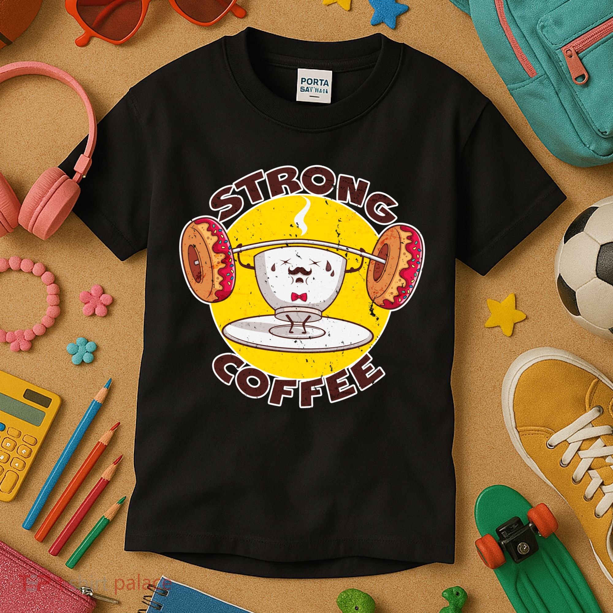 That's Some Strong Coffee Donuts Kids T-Shirt