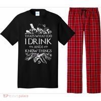 That's What I Do I Drink And I Know Pajama Set thumb 0