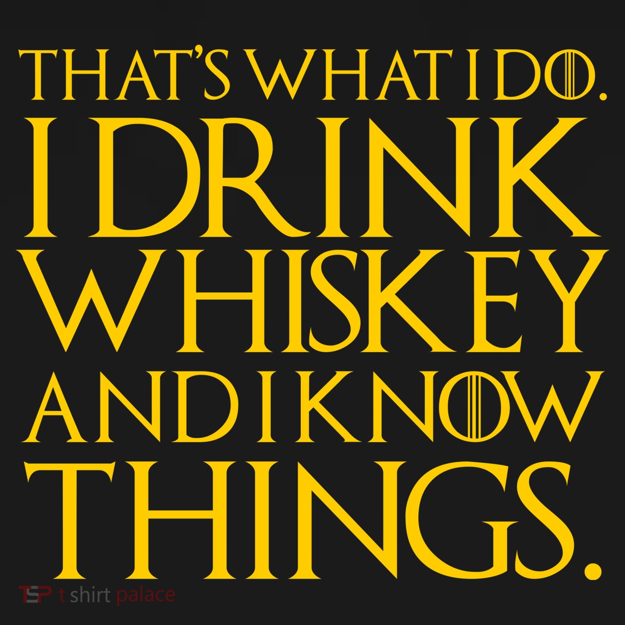 That's What I Do I Drink Whiskey And Know Things Ornament