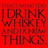 That's What I Do I Drink Whiskey And Know Things Santa Hat thumb 1