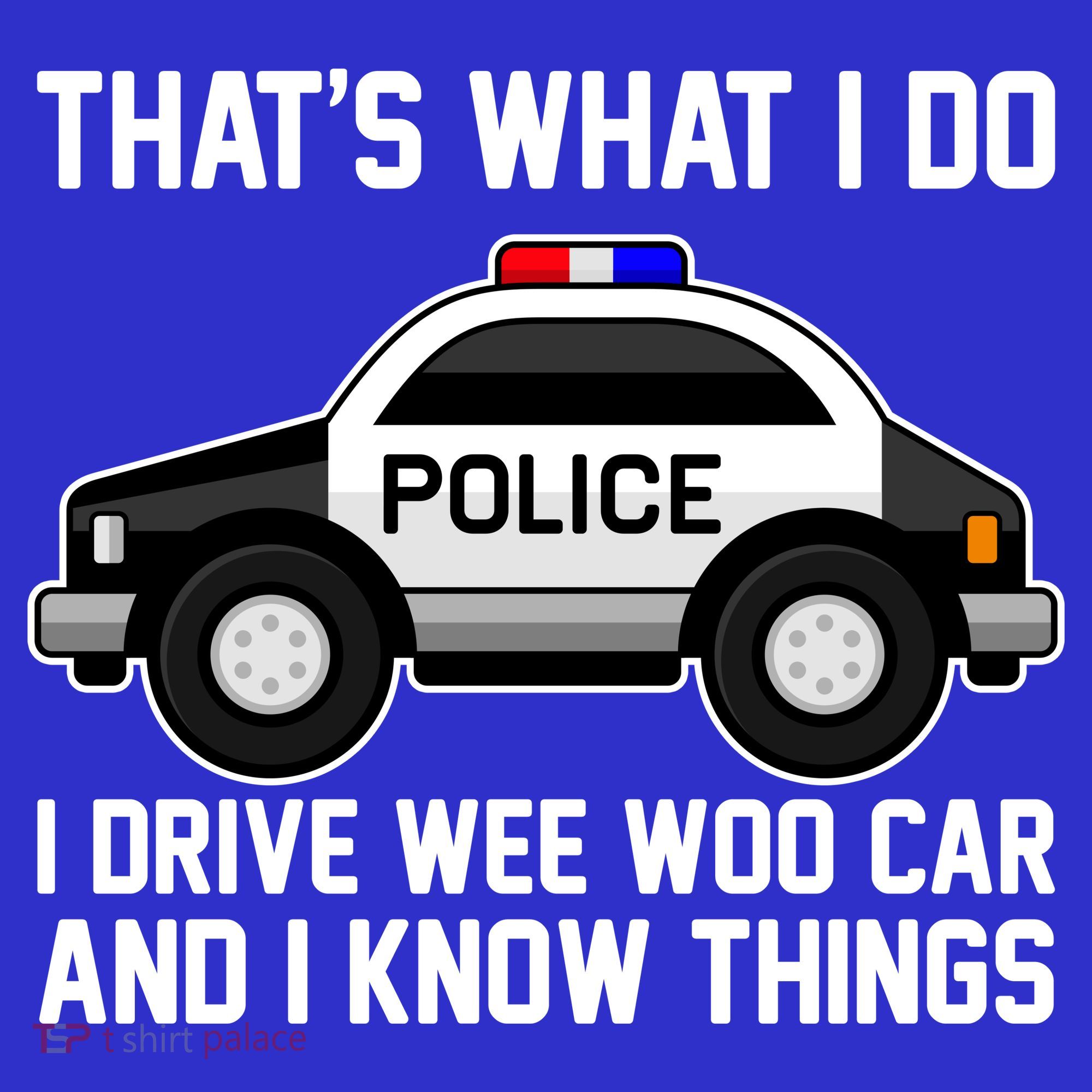 That's What I Do I Drive Wee Woo Car and I Know Things Kids Hoodie