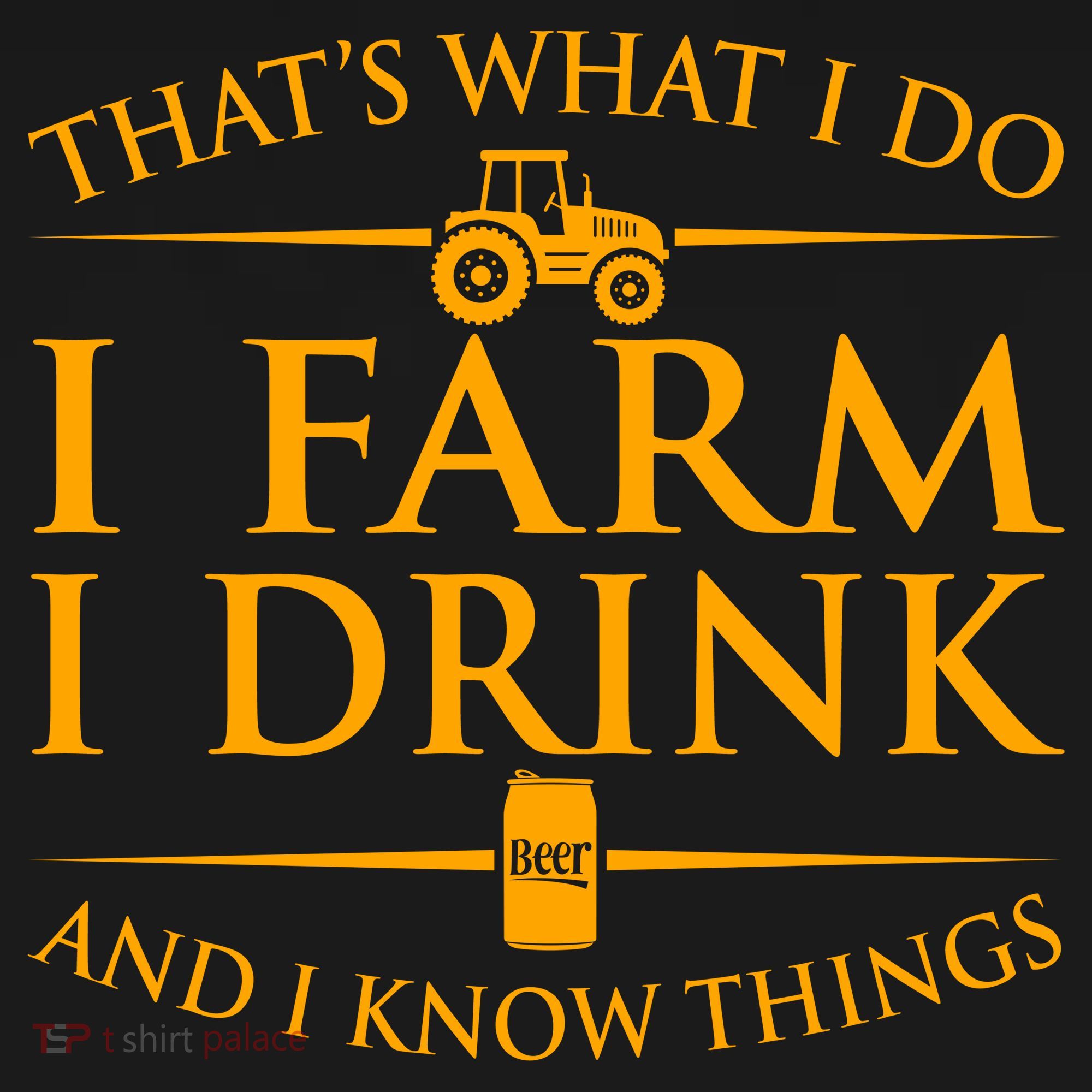 That's What I Do I Farm I Drink And I Know Things Ornament