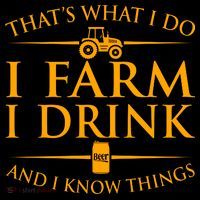 That's What I Do I Farm I Drink And I Know Things Women's Tank Top thumb 5