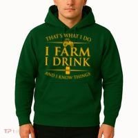 That's What I Do I Farm I Drink And I Know Things Hoodie thumb 2