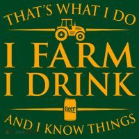 That's What I Do I Farm I Drink And I Know Things Apron thumb 3