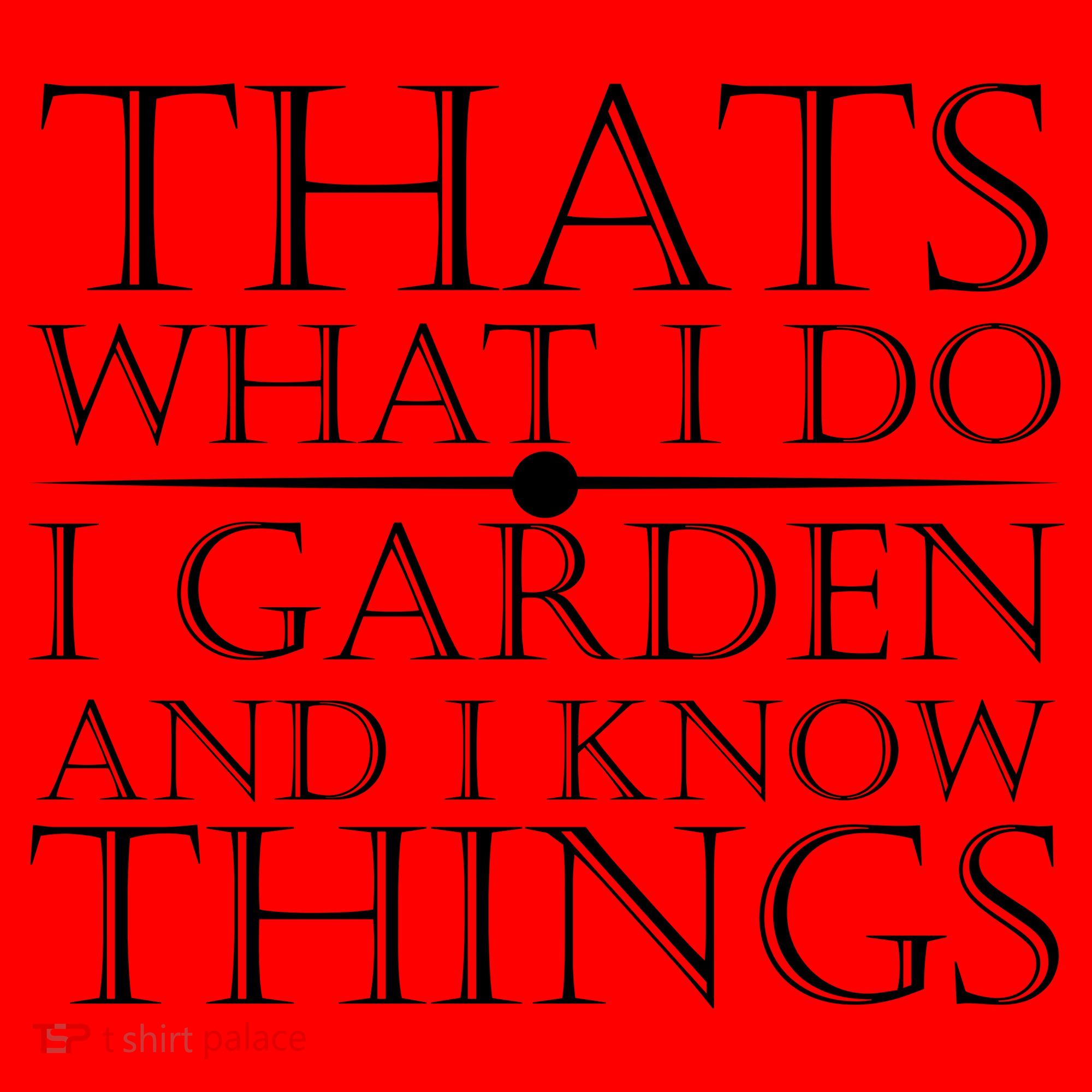 Thats What I Do I Garden And Know Thing Santa Hat