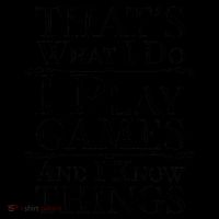 That's What I Do I Play Games And I Know Things Coffee Mug thumb 5