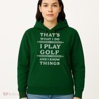 That's What I Do I Play Gold And I Know Things Hoodie thumb 5