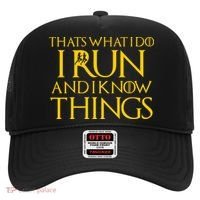 That's What I Do I Run and I Know Things Funny Running Hat thumb 0