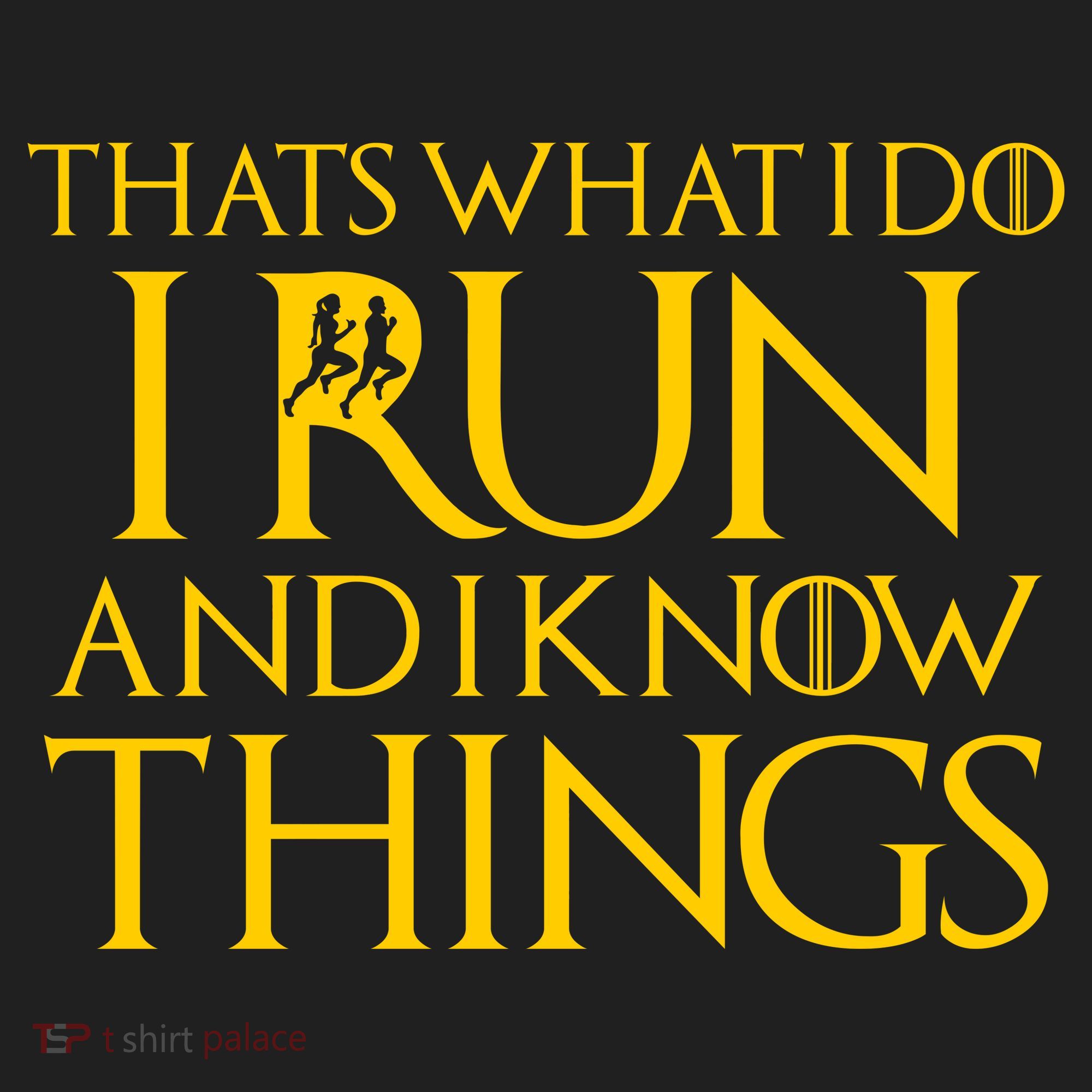 That's What I Do I Run and I Know Things Funny Running Hat