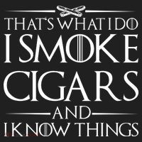 That's What I Do I Smoke Cigars And Know Things Women's Sweatshirt thumb 2