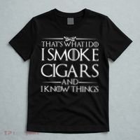 That's What I Do I Smoke Cigars And Know Things T-Shirt thumb 5
