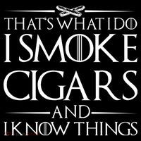That's What I Do I Smoke Cigars And Know Things Bucket Hat thumb 4