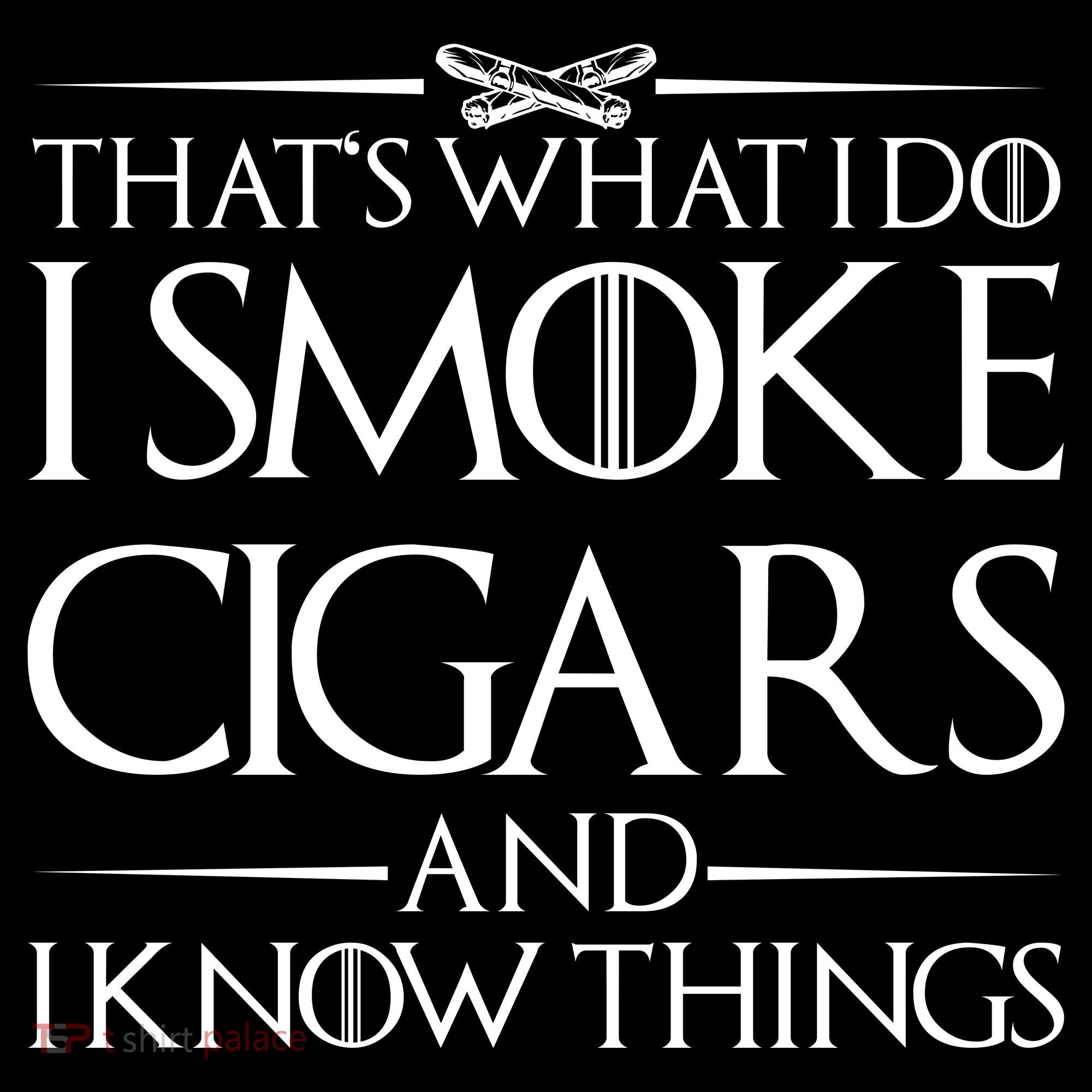 That's What I Do I Smoke Cigars And Know Things Ornament