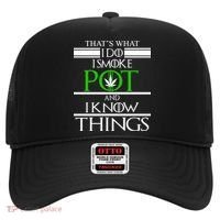 That's What I Do I Smoke Pot And Know Things Hat thumb 0