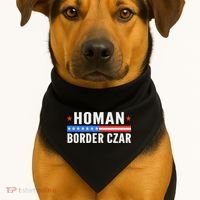 Tom Homan Border Czar Maga Support USA-Made Doggie Bandana thumb 1