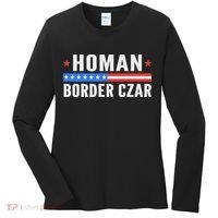 Tom Homan Border Czar Maga Support Women's Long Sleeve Shirt thumb 0