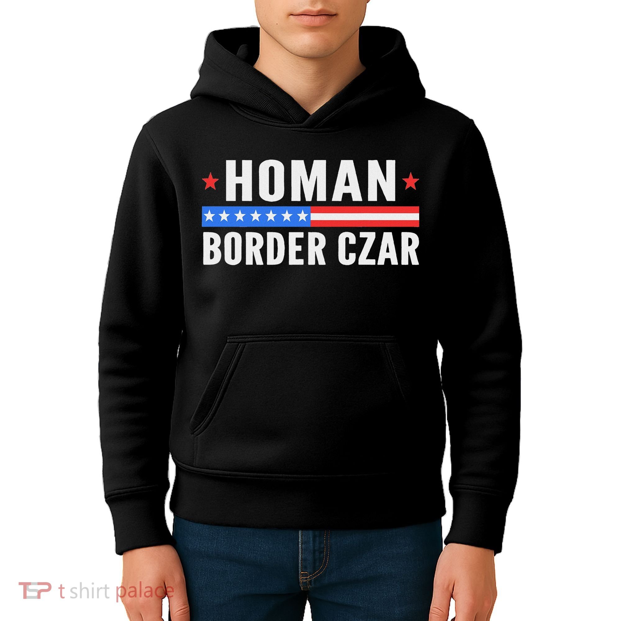 Tom Homan Border Czar Maga Support Kids Hoodie