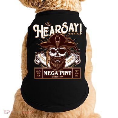 The Hearsay Brewing Mega Pint Objection Doggie Tank