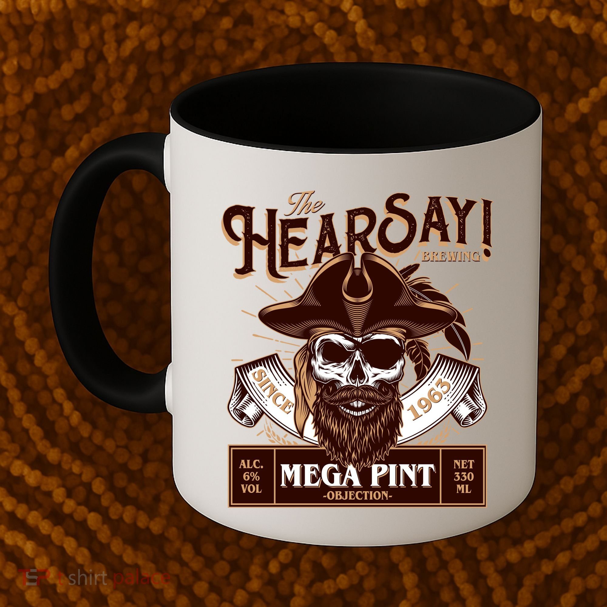 The Hearsay Brewing Mega Pint Objection Coffee Mug