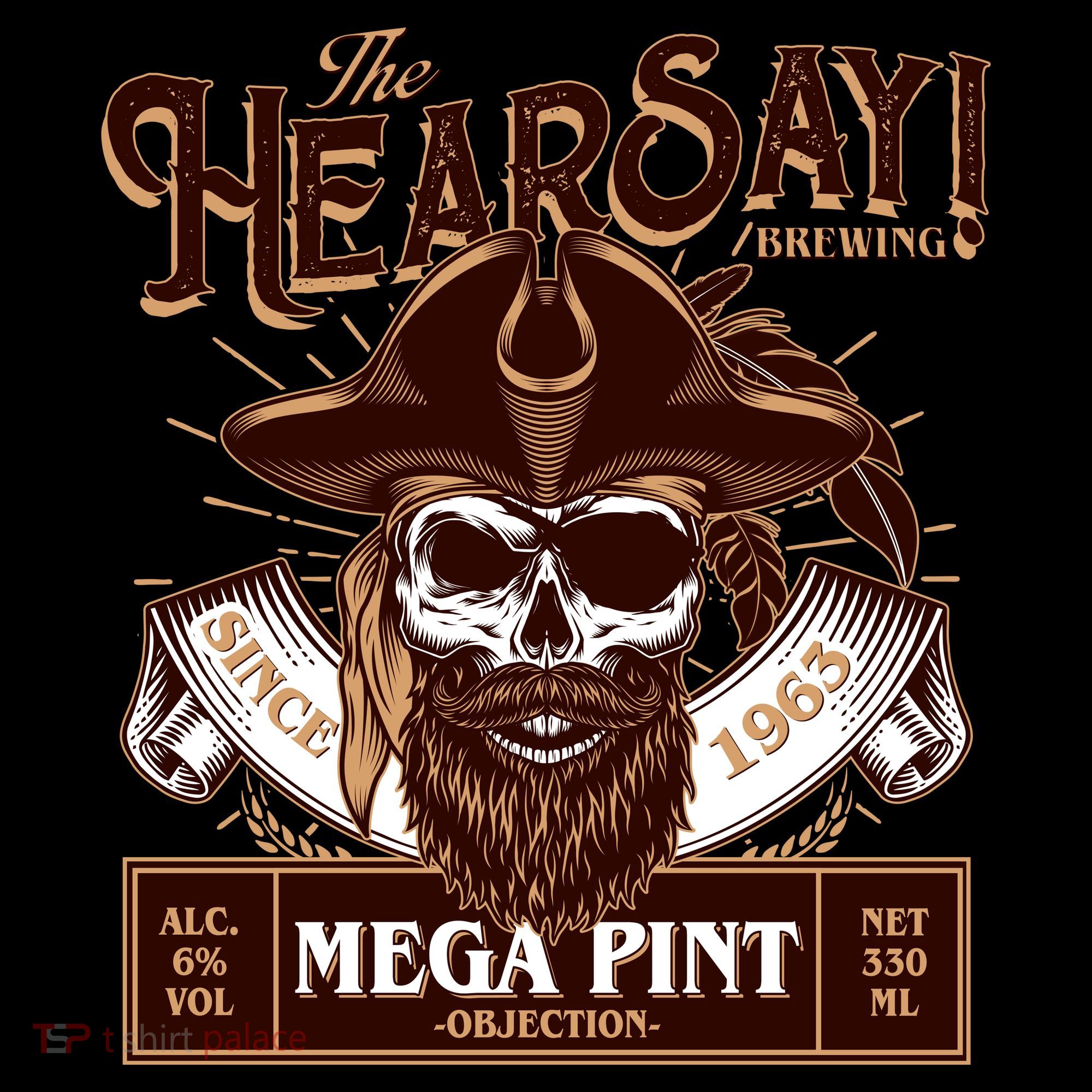 The Hearsay Brewing Mega Pint Objection Coffee Mug