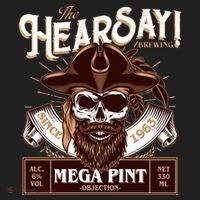 The Hearsay Brewing Mega Pint Objection Tumbler thumb 3