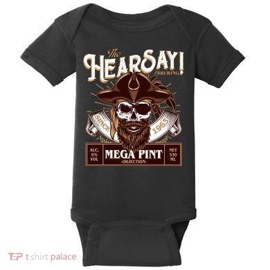 The Hearsay Brewing Mega Pint Objection Baby Bodysuit